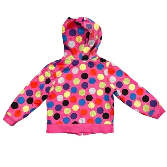 Hanna Andersson | Polka Dot Zip Hoodie (4) - Picture 4 of 7